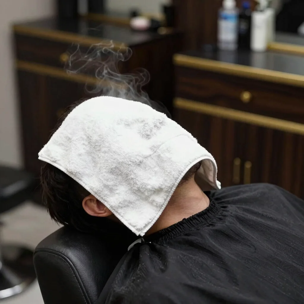 Hot Towel Straight Razor Shave